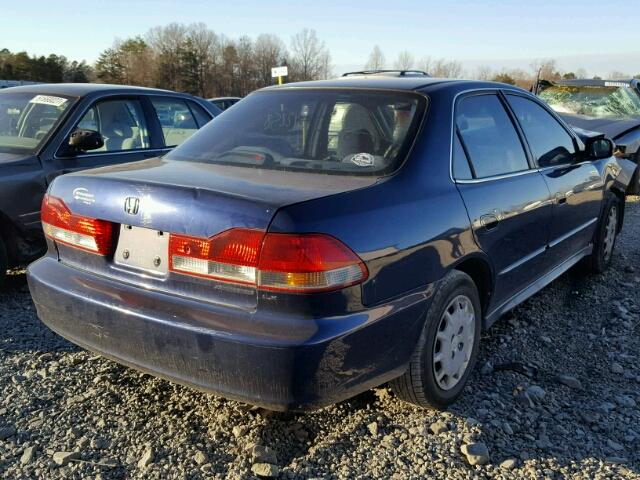 JHMCG66502C011904 - 2002 HONDA ACCORD LX BLUE photo 4