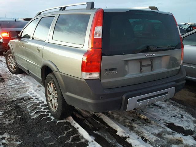 YV4SZ592471279874 - 2007 VOLVO XC70 GREEN photo 3