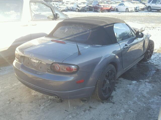 JM1NC25F180153486 - 2008 MAZDA MX-5 MIATA GRAY photo 4