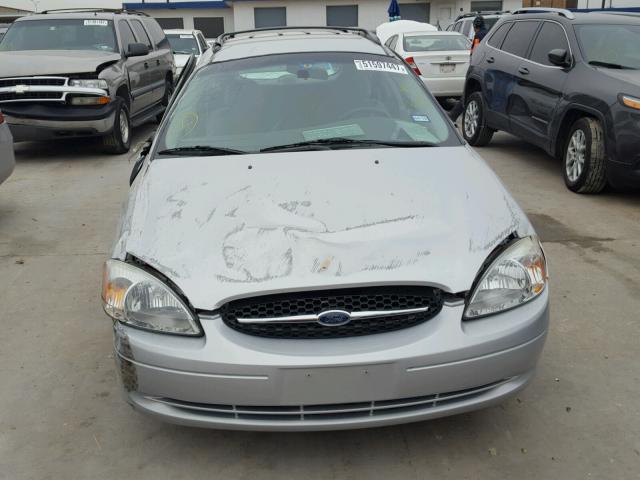 1FAFP58U82A179742 - 2002 FORD TAURUS SE SILVER photo 9