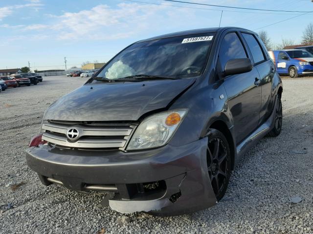 JTKKT624550102641 - 2005 TOYOTA SCION XA CHARCOAL photo 2