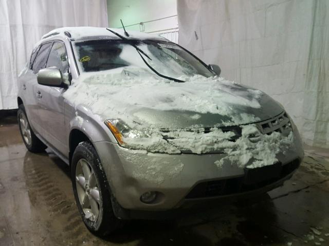 JN8AZ08W94W328219 - 2004 NISSAN MURANO SL SILVER photo 1