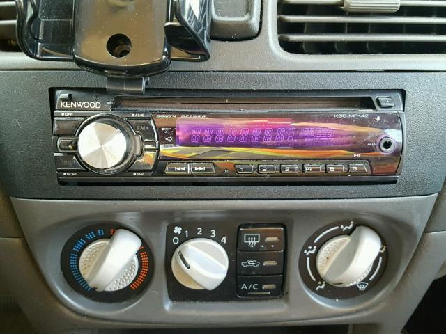 3N1CB51D03L816237 - 2003 NISSAN SENTRA XE BLACK photo 9