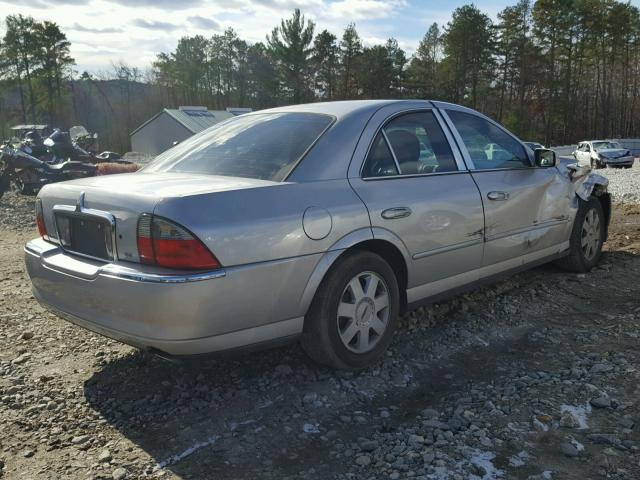 1LNHM86S54Y603477 - 2004 LINCOLN LS 银色 照片 4