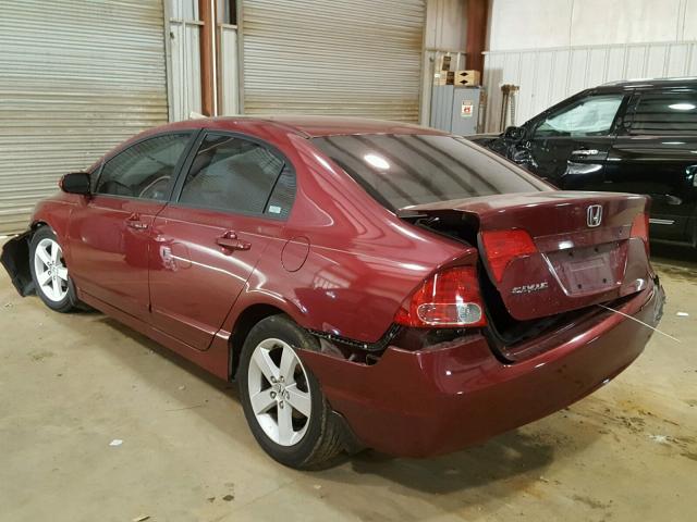 1HGFA168X6L111383 - 2006 HONDA CIVIC EX MAROON photo 3