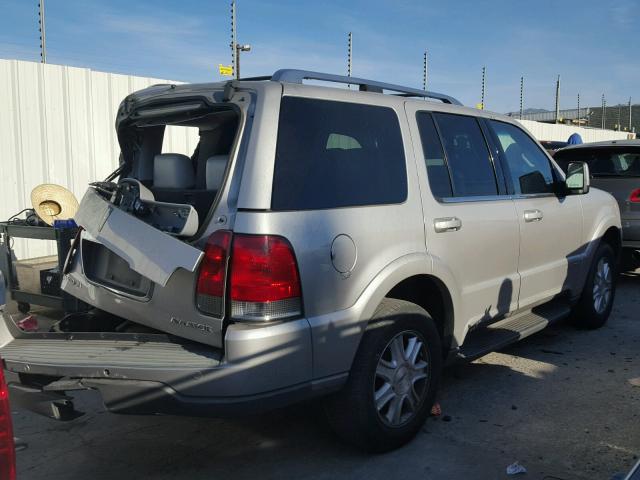 5LMEU68H84ZJ03779 - 2004 LINCOLN AVIATOR SILVER photo 4