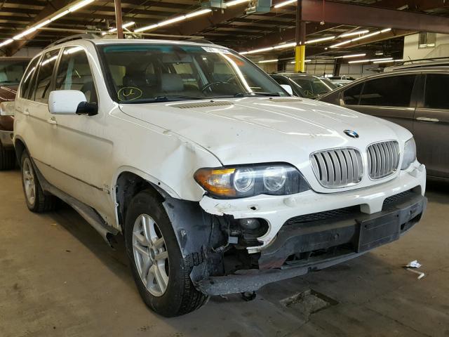 5UXFB53546LV25013 - 2006 BMW X5 4.4I WHITE photo 1