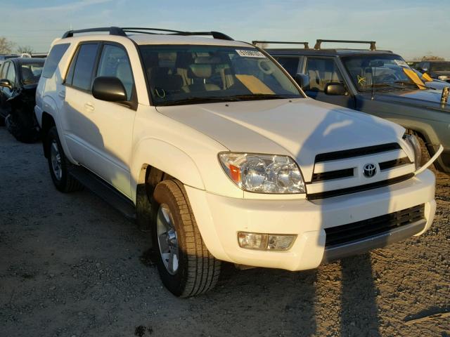 JTEBU14RX40055410 - 2004 TOYOTA 4RUNNER SR WHITE photo 1