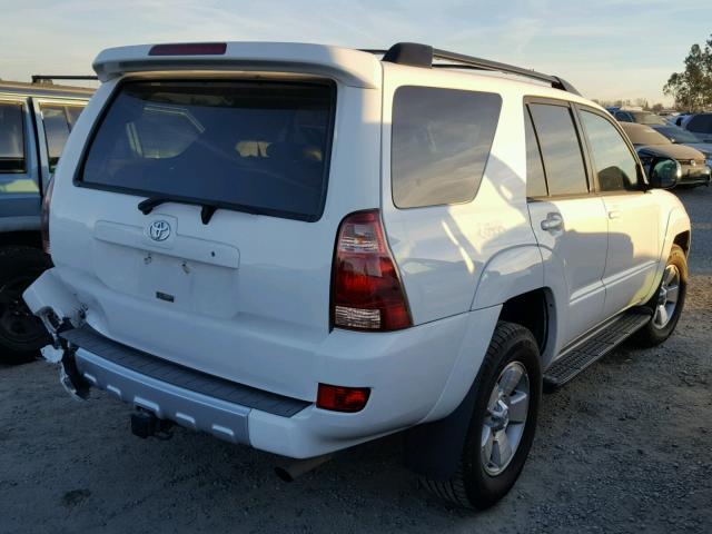 JTEBU14RX40055410 - 2004 TOYOTA 4RUNNER SR WHITE photo 4