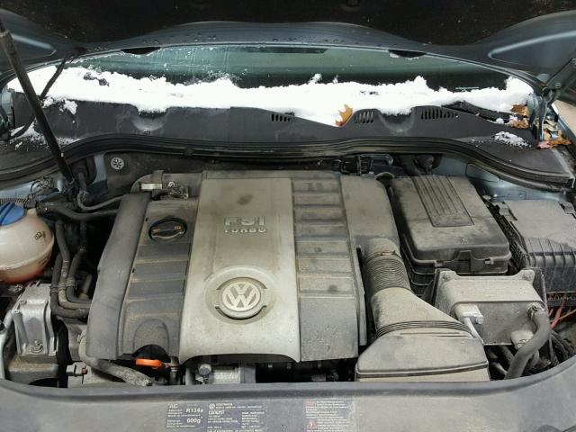 WVWAK73C38E090336 - 2008 VOLKSWAGEN PASSAT KOM BLUE photo 7