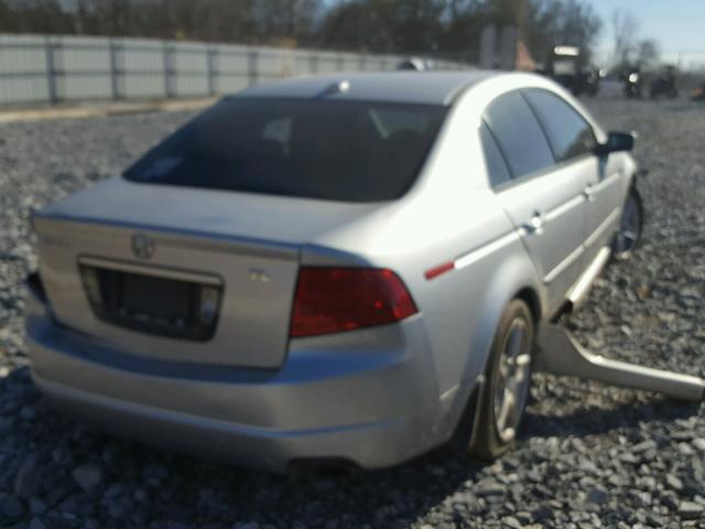 19UUA662X6A052900 - 2006 ACURA 3.2TL SILVER photo 4