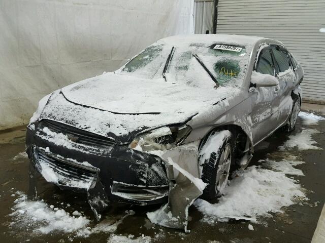 2G1WT58K989125643 - 2008 CHEVROLET IMPALA LT SILVER photo 2