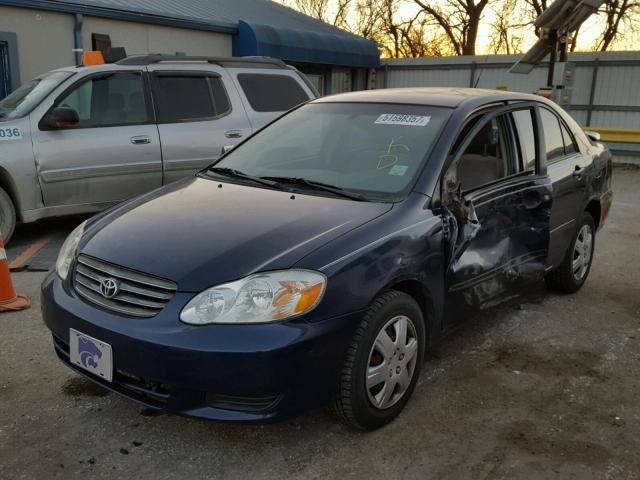 1NXBR32E84Z227861 - 2004 TOYOTA COROLLA CE BLUE photo 2