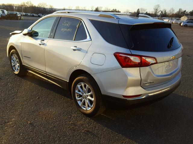 2GNAXSEV7J6115517 - 2018 CHEVROLET EQUINOX LT SILVER photo 3