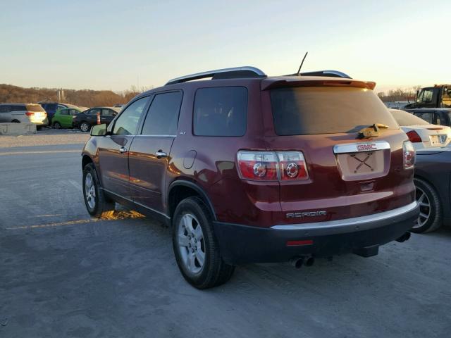 1GKER23798J127601 - 2008 GMC ACADIA SLT ბურგუნდია ფოტო 3