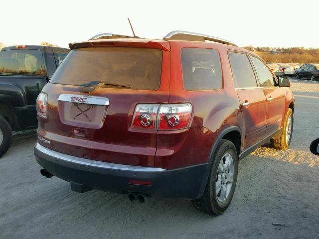 1GKER23798J127601 - 2008 GMC ACADIA SLT ბურგუნდია ფოტო 4