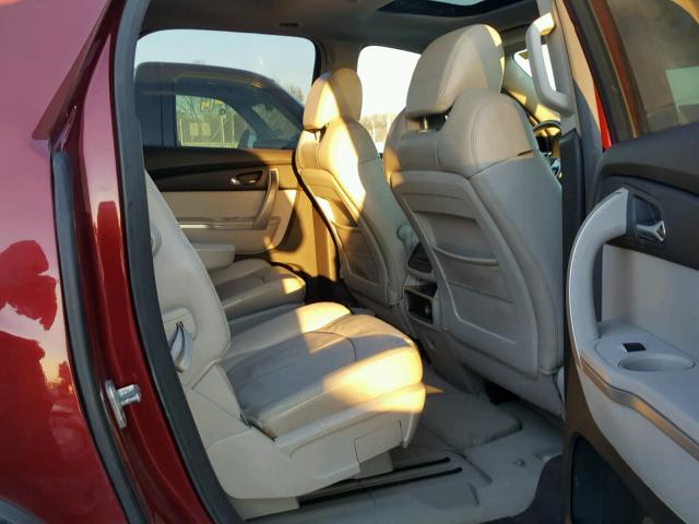 1GKER23798J127601 - 2008 GMC ACADIA SLT BURGUNDY photo 6