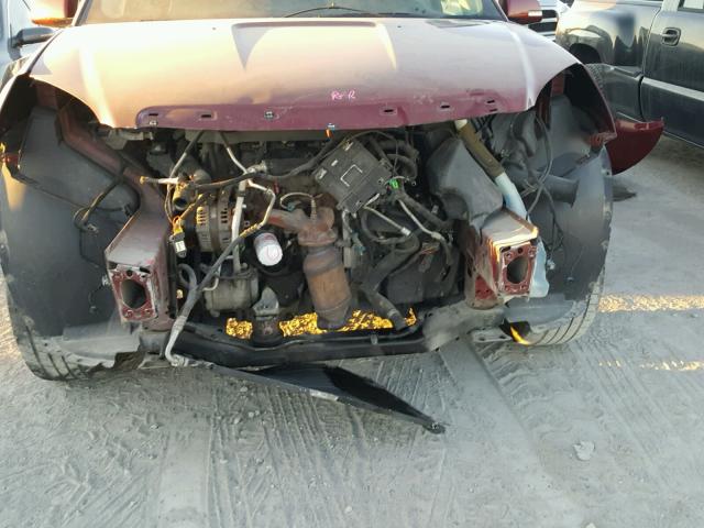 1GKER23798J127601 - 2008 GMC ACADIA SLT ბურგუნდია ფოტო 9