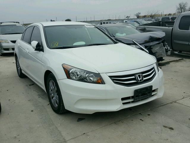 1HGCP2F65CA202817 - 2012 HONDA ACCORD SE WHITE photo 1