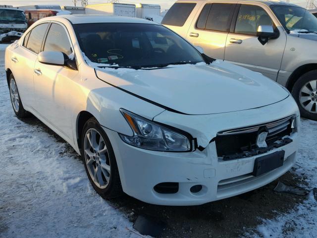 1N4AA5AP7EC482553 - 2014 NISSAN MAXIMA S WHITE photo 1