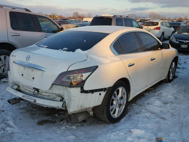 1N4AA5AP7EC482553 - 2014 NISSAN MAXIMA S WHITE photo 4