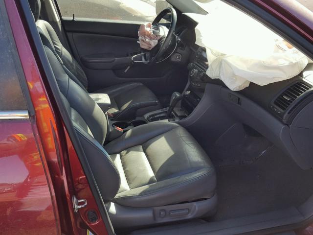 1HGCM66523A029880 - 2003 HONDA ACCORD EX RED photo 5