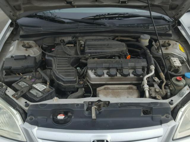 2HGES26701H551589 - 2001 HONDA CIVIC EX SILVER photo 7