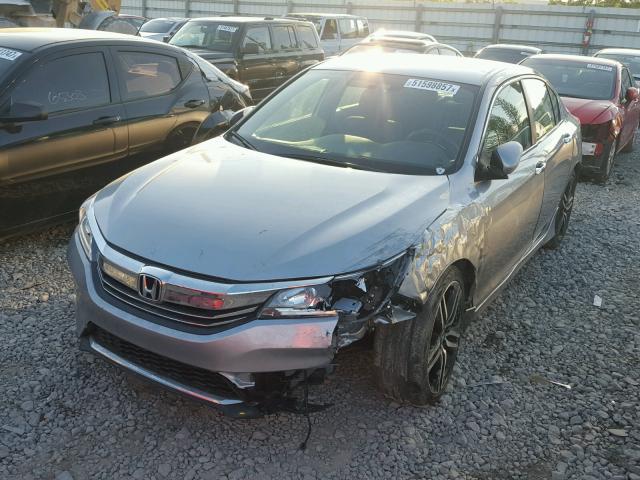 1HGCR2F56HA191514 - 2017 HONDA ACCORD SPO SILVER photo 2