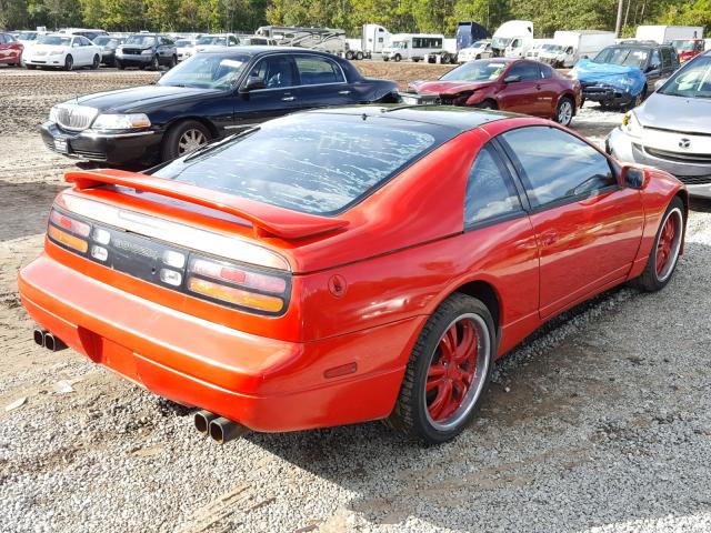 JN1RZ26A0LX007117 - 1990 NISSAN 300ZX 2+2 RED photo 4