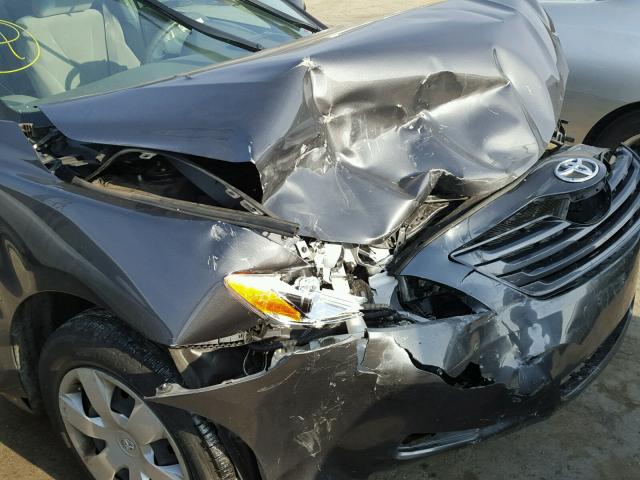 4T1BE46K99U874147 - 2009 TOYOTA CAMRY BASE GRAY photo 9