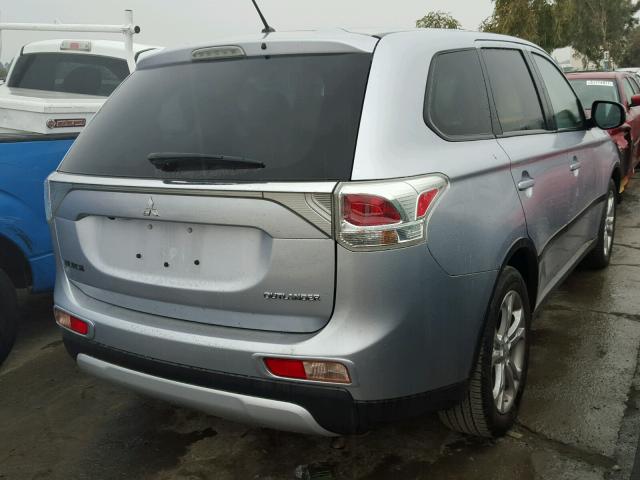 JA4AD3A34FZ006109 - 2015 MITSUBISHI OUTLANDER SILVER photo 4