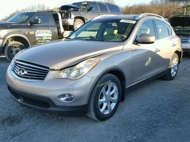 JNKAJ09F59M951517 - 2009 INFINITI EX35 BASE TAN photo 2