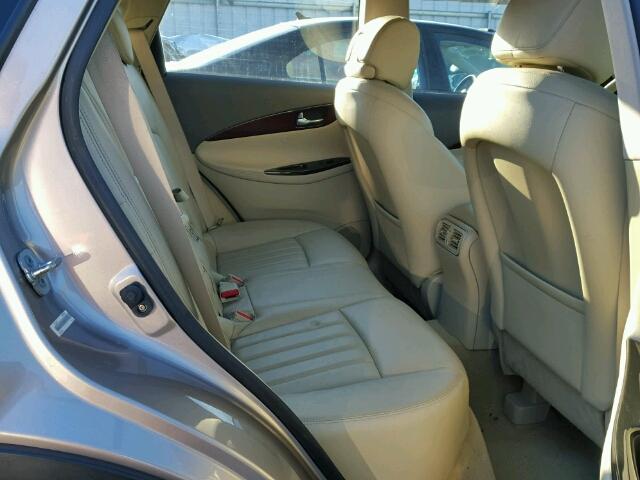 JNKAJ09F59M951517 - 2009 INFINITI EX35 BASE TAN photo 6