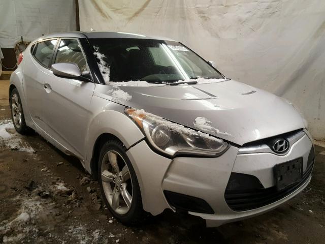 KMHTC6AD8CU020501 - 2012 HYUNDAI VELOSTER B SILVER photo 1