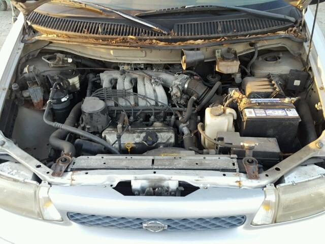 4N2DN1113VD854901 - 1997 NISSAN QUEST XE SILVER photo 7