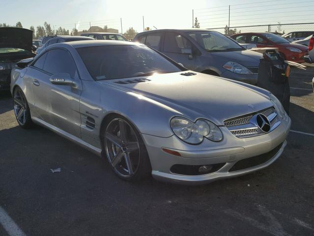 WDBSK74F33F029664 - 2003 MERCEDES-BENZ SL 55 AMG SILVER photo 1