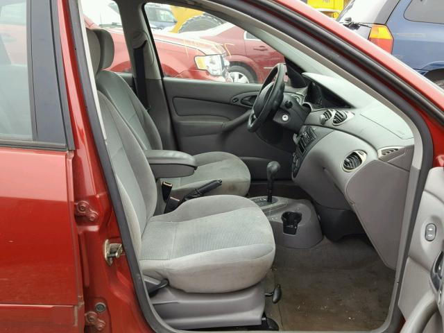 1FAFP34P82W331736 - 2002 FORD FOCUS SE BURGUNDY photo 5