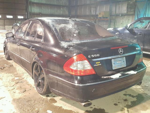 WDBUF90X77B179331 - 2007 MERCEDES-BENZ E 550 4MAT BLACK photo 3