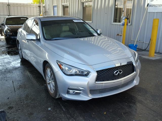 JN1BV7AP5FM334382 - 2015 INFINITI Q50 BASE SILVER photo 1