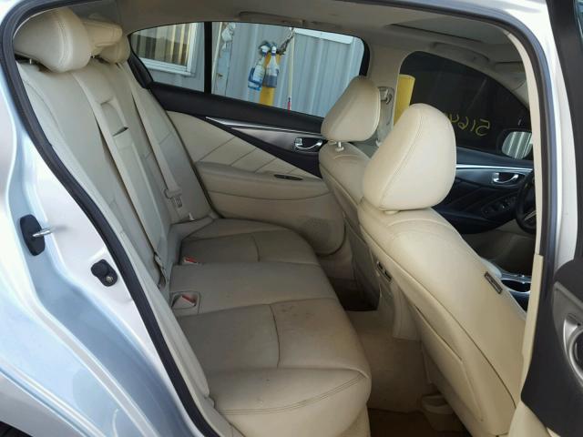 JN1BV7AP5FM334382 - 2015 INFINITI Q50 BASE Plata foto 6