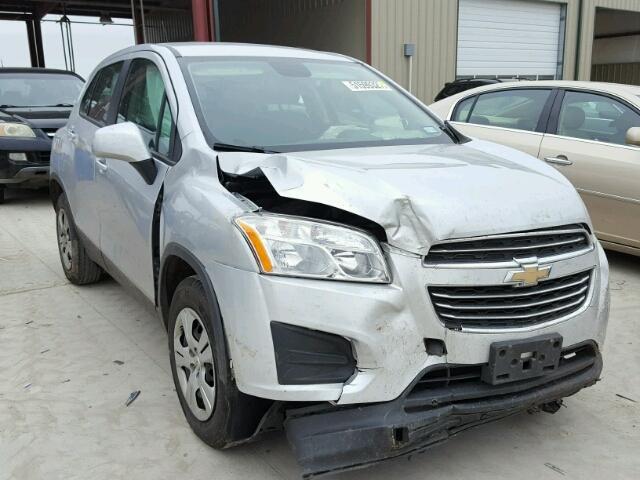 3GNCJKSB5FL245920 - 2015 CHEVROLET TRAX LS SILVER photo 1