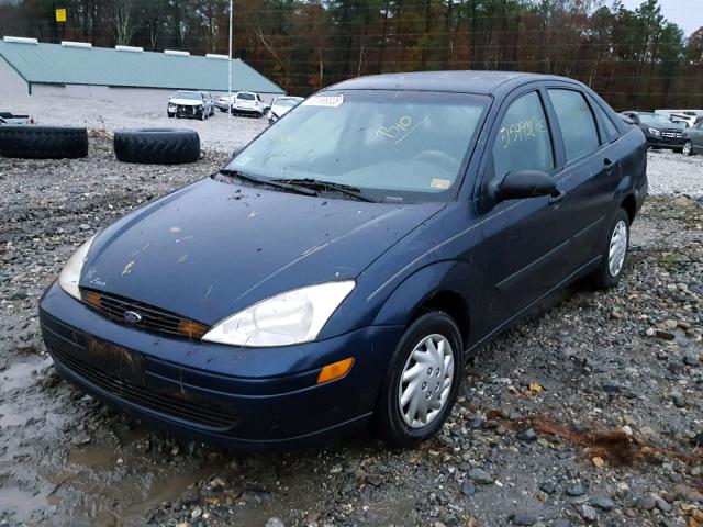 1FAFP33P92W126749 - 2002 FORD FOCUS LX BLUE photo 2