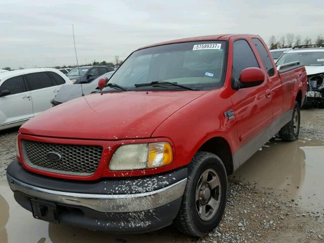 1FTRX17L51NB76488 - 2001 FORD F150 RED photo 2