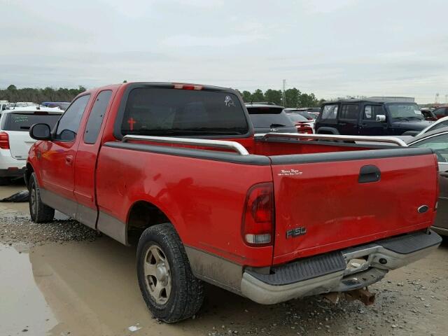 1FTRX17L51NB76488 - 2001 FORD F150 RED photo 3