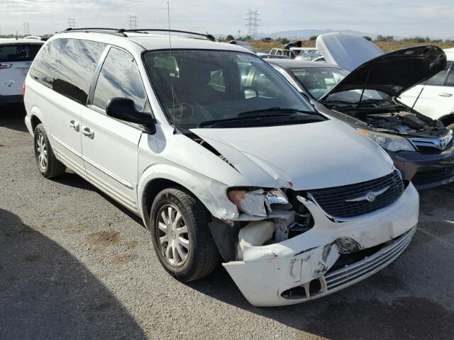 2C8GP54L23R113744 - 2003 CHRYSLER TOWN & COU WHITE photo 1