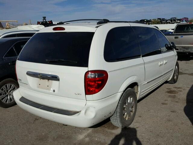 2C8GP54L23R113744 - 2003 CHRYSLER TOWN & COU WHITE photo 4