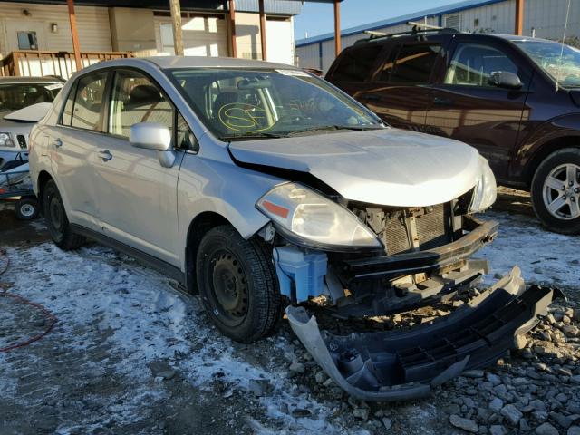 3N1BC11E78L403524 - 2008 NISSAN VERSA S SILVER photo 1