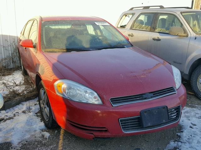2G1WB58KX89249312 - 2008 CHEVROLET IMPALA LS RED photo 1