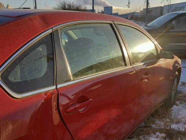 2G1WB58KX89249312 - 2008 CHEVROLET IMPALA LS RED photo 4
