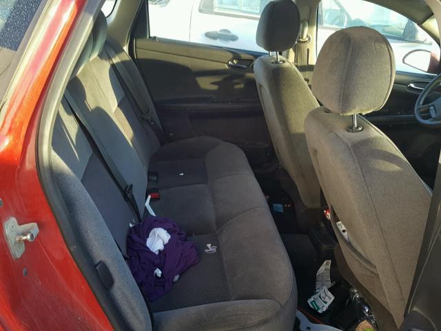 2G1WB58KX89249312 - 2008 CHEVROLET IMPALA LS RED photo 6